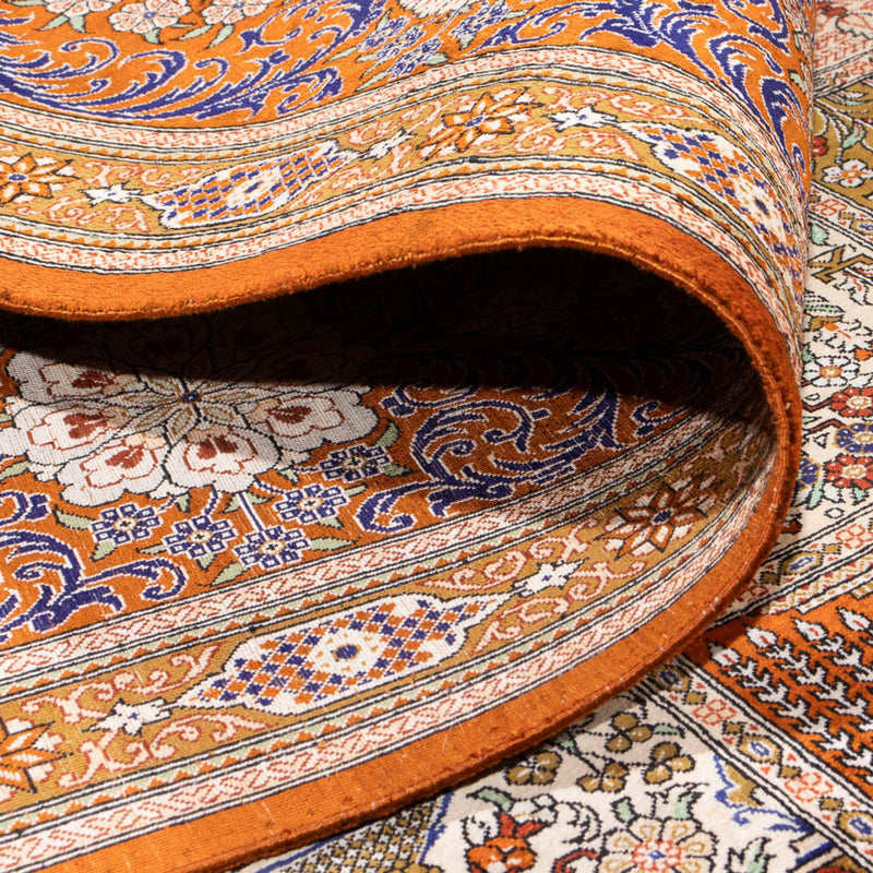Hedvábný koberec - Ghom Silk - Premium čtvercový  - 302 x 297 cm - vícebarevné
