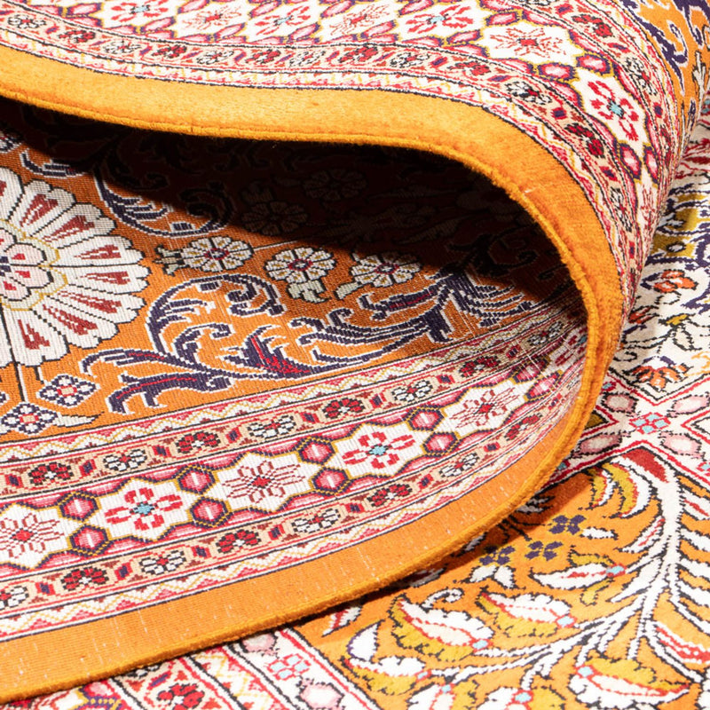 Qom hedvábí Koberec 250x250cm - Perský koberec