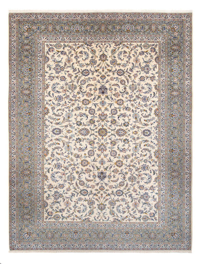 Kashan Koberec 307x418cm - Perský koberec - krémová