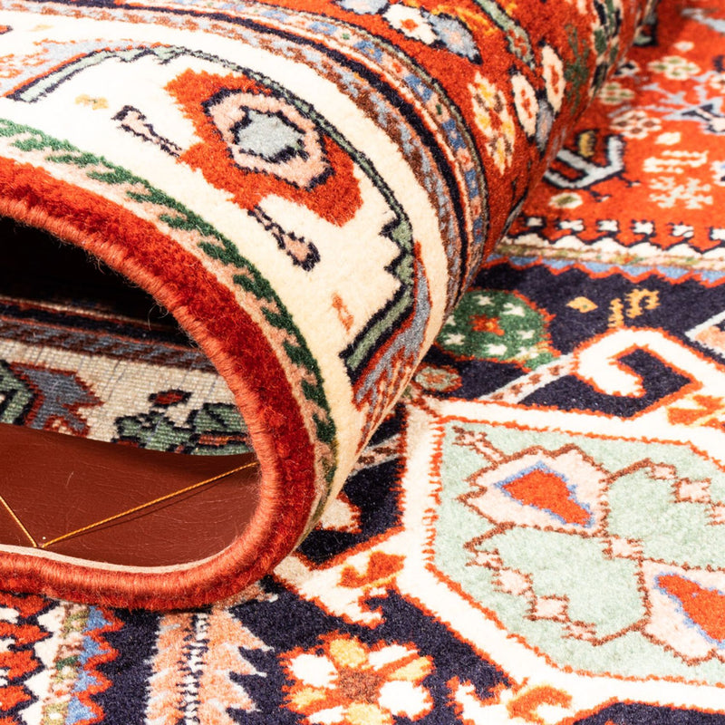 Runner Gabbeh Koberec - Kashkuli Perský - 191 x 73 cm - oranžová