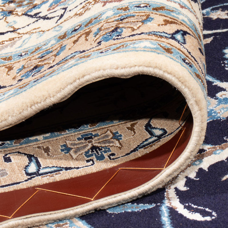 Perský koberec - Nain - 395 x 300 cm - tmavě modrá