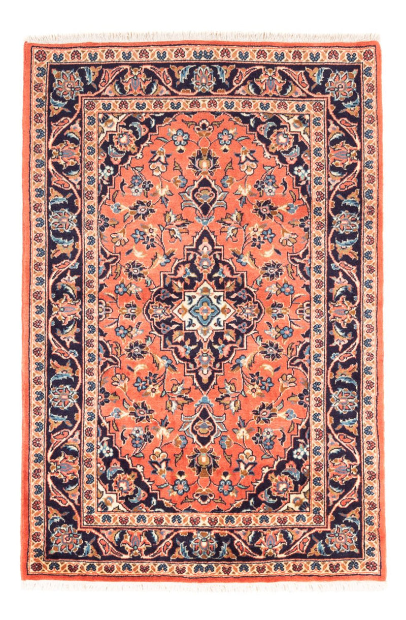 Perský koberec - Keshan - 150 x 102 cm - oranžová
