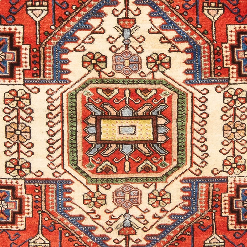 Perský koberec - Nomádský - 198 x 140 cm - světle béžová