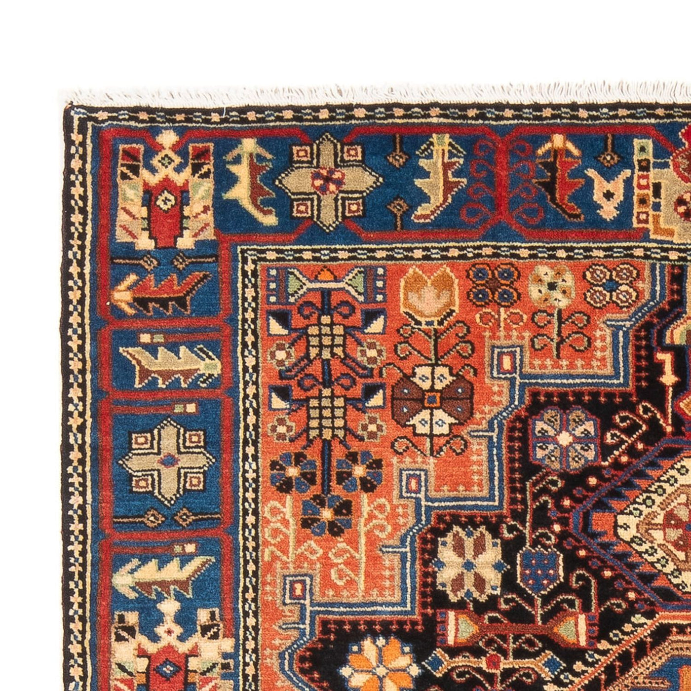 Perský koberec - Nomádský - 198 x 137 cm - tmavě béžová