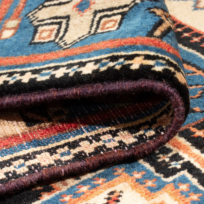 Perský koberec - Nomádský - 198 x 137 cm - tmavě béžová