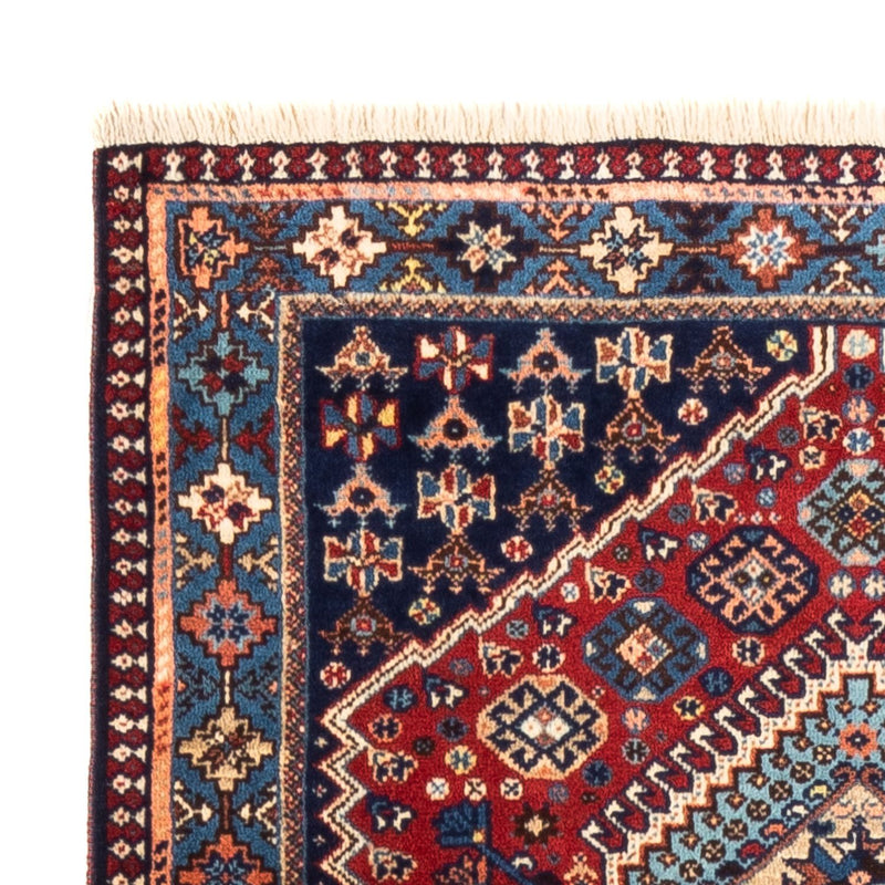 Runner Perský koberec - Nomádský - 218 x 76 cm - tmavě červená