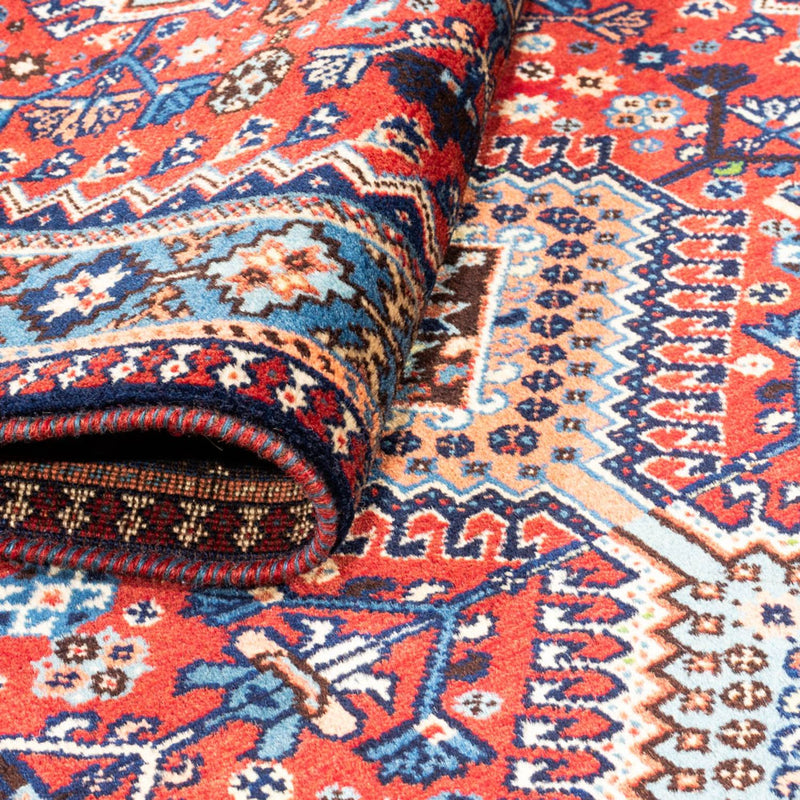 Runner Perský koberec - Nomádský - 218 x 76 cm - tmavě červená