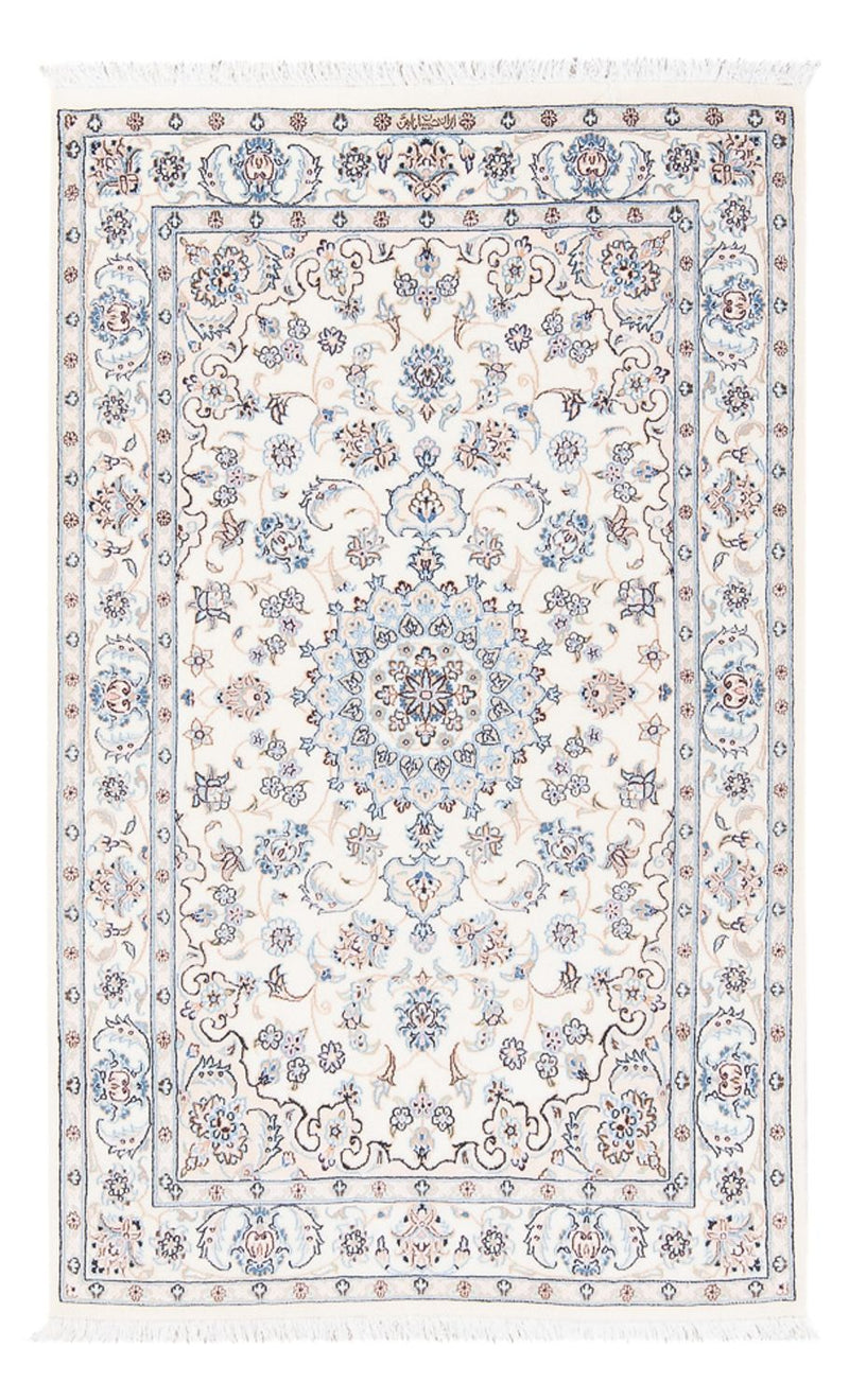 Perský koberec - Nain - Premium - 132 x 81 cm - krémová