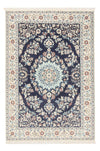 Nain - 6La Koberec 102x150cm - Perský koberec - Obdélníkový / Tmavě modrá / 102 x 150 cm Obdélníkový