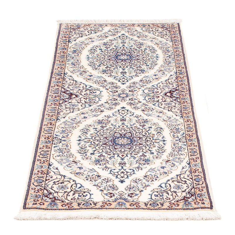 Runner Perský koberec - Nain - Premium - 147 x 48 cm - krémová