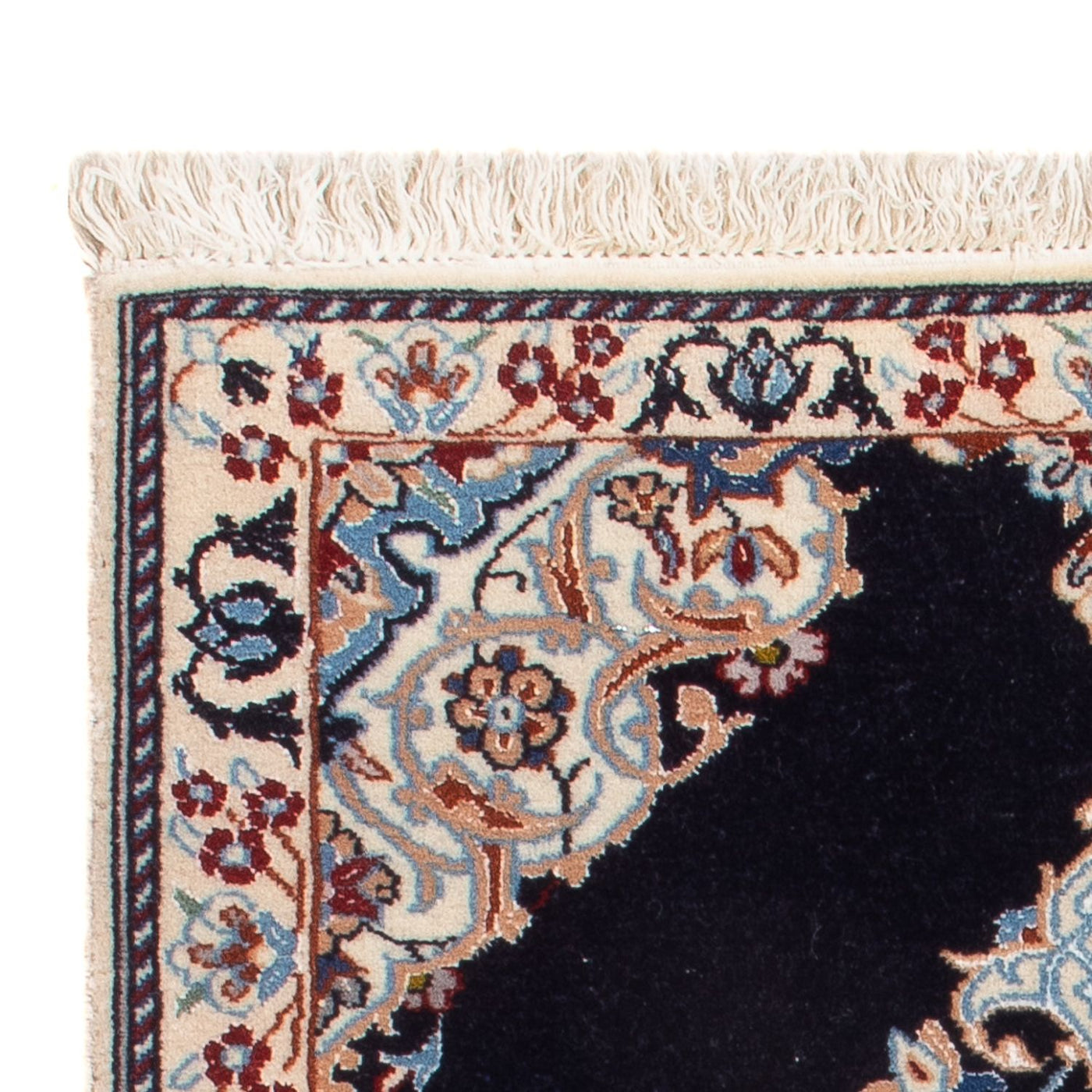 Perský koberec - Nain - Premium - 75 x 50 cm - tmavě modrá