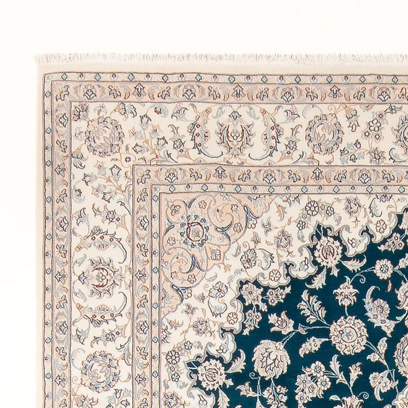 Perský koberec - Nain - 300 x 200 cm - zelená