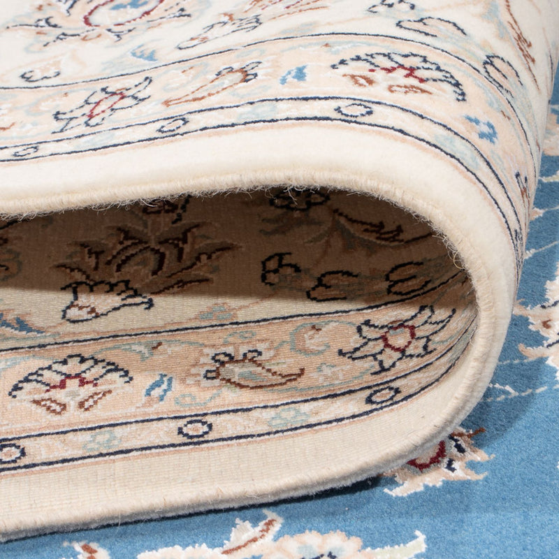 Perský koberec - Nain - Premium - 296 x 248 cm - světle modrá