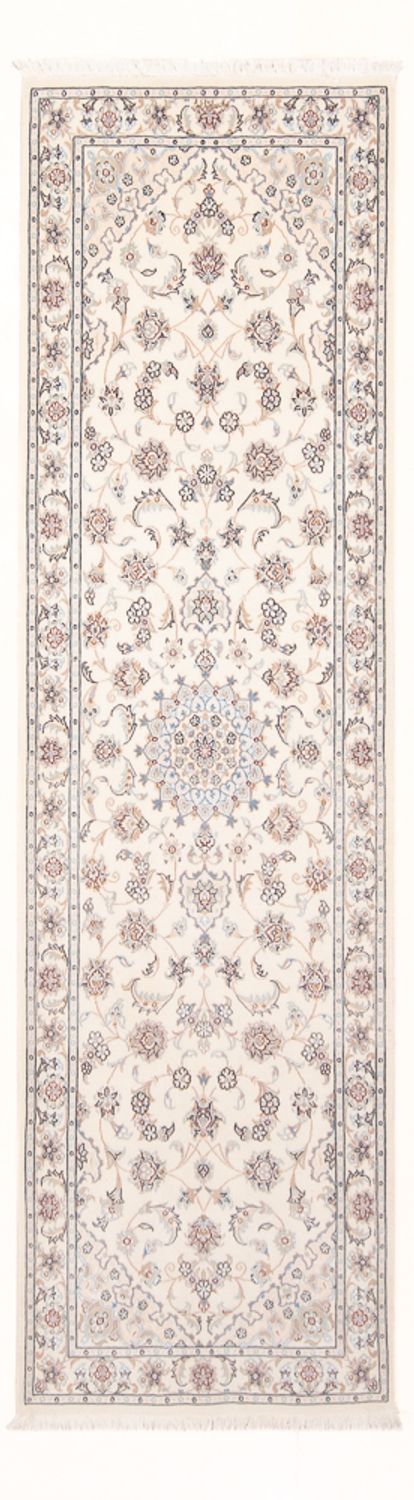 Runner Perský koberec - Nain - Premium - 249 x 82 cm - krémová