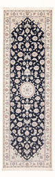 Runner Perský koberec - Nain - Premium - 241 x 83 cm - tmavě modrá