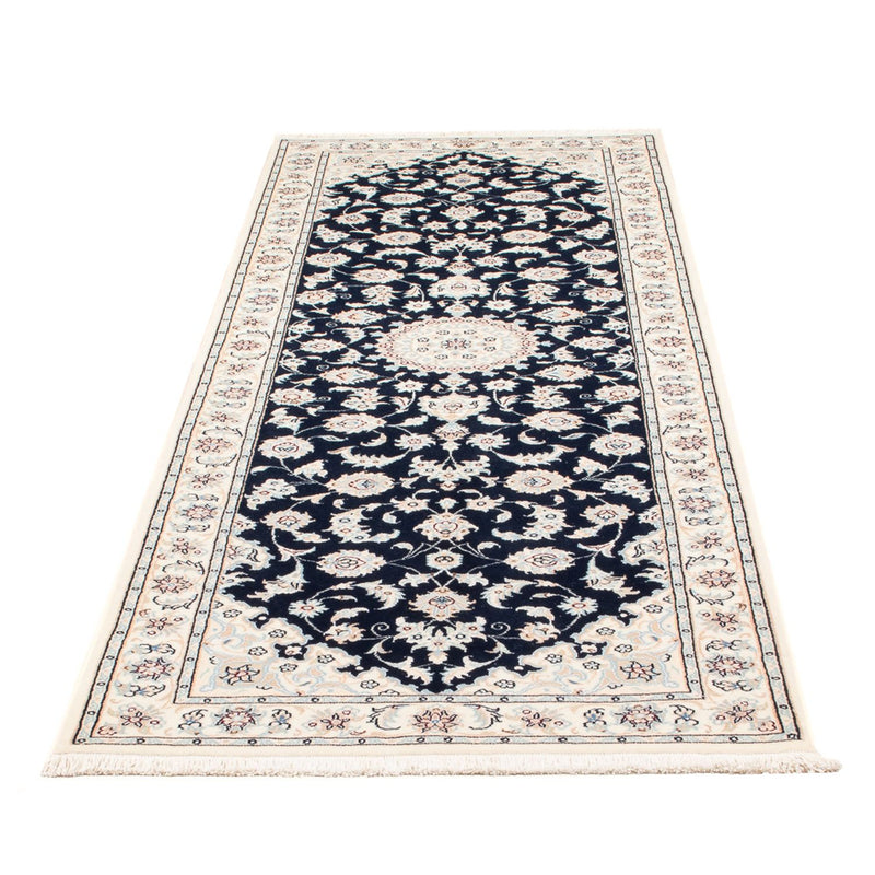 Runner Perský koberec - Nain - Premium - 241 x 83 cm - tmavě modrá