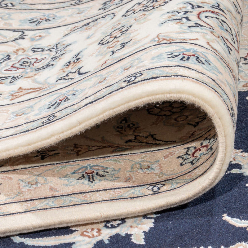 Perský koberec - Nain - Premium - 340 x 246 cm - tmavě modrá