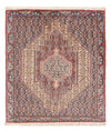 Senneh Koberec 74x96cm - Perský koberec - Obdélníkový / Krémová / 74 x 96 cm Obdélníkový