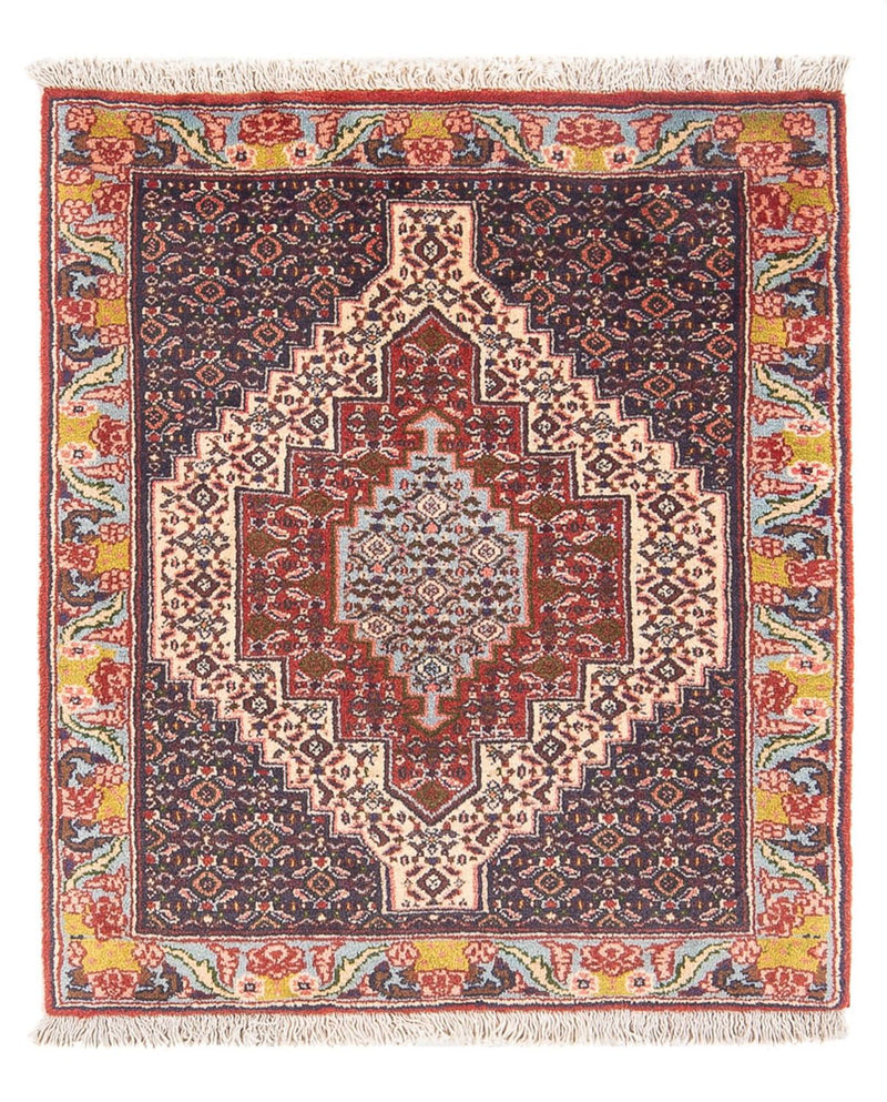 Perský koberec - Klasický - 96 x 76 cm - tmavě modrá