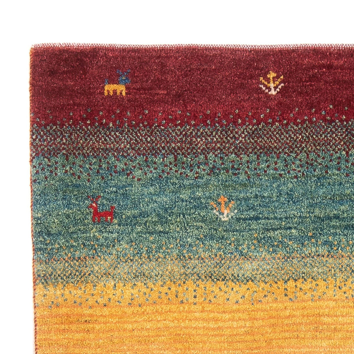 Perský Gabbeh Koberec 108x152cm - Perserteppich Wollteppich