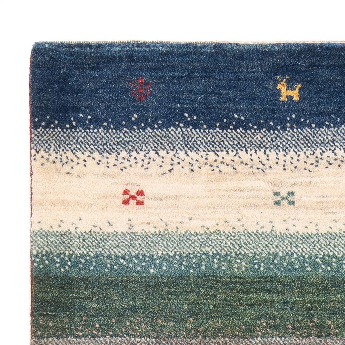 Perský Gabbeh Koberec 107x153cm - Perserteppich Wollteppich