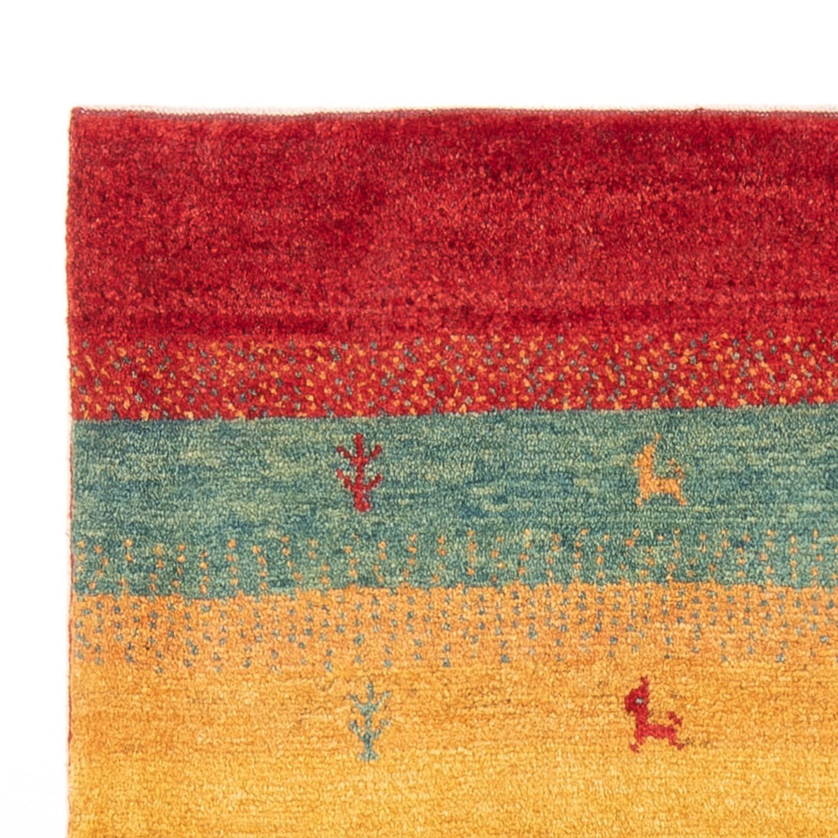 Perský Gabbeh Koberec 104x151cm - Perserteppich Wollteppich