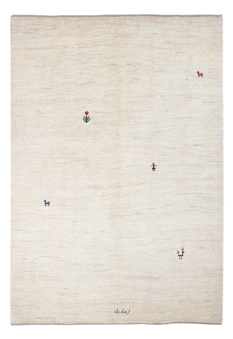Perský Gabbeh Koberec 155x207cm - Perserteppich Wollteppich