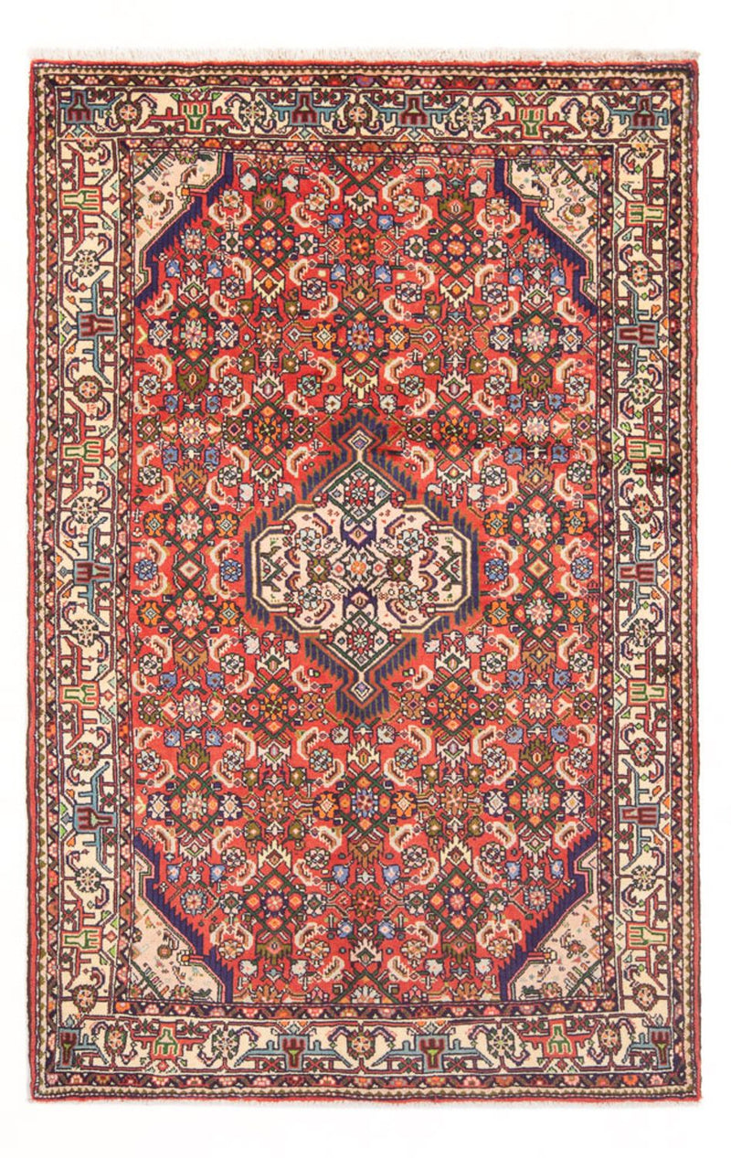Perský koberec - Nomádský - 194 x 147 cm - červená