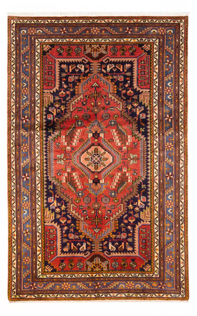 Hamadan Koberec 140x222cm - Perský koberec - červená