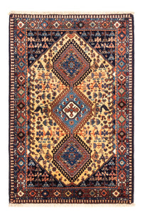 Perský koberec - Nomádský - 132 x 87 cm - žlutá – product image