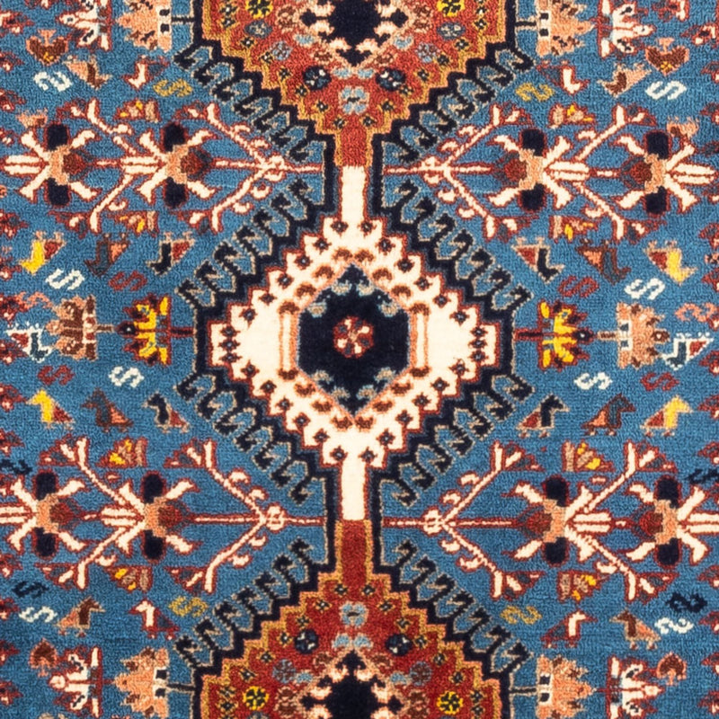 Perský koberec - Nomádský - 122 x 83 cm - modrá