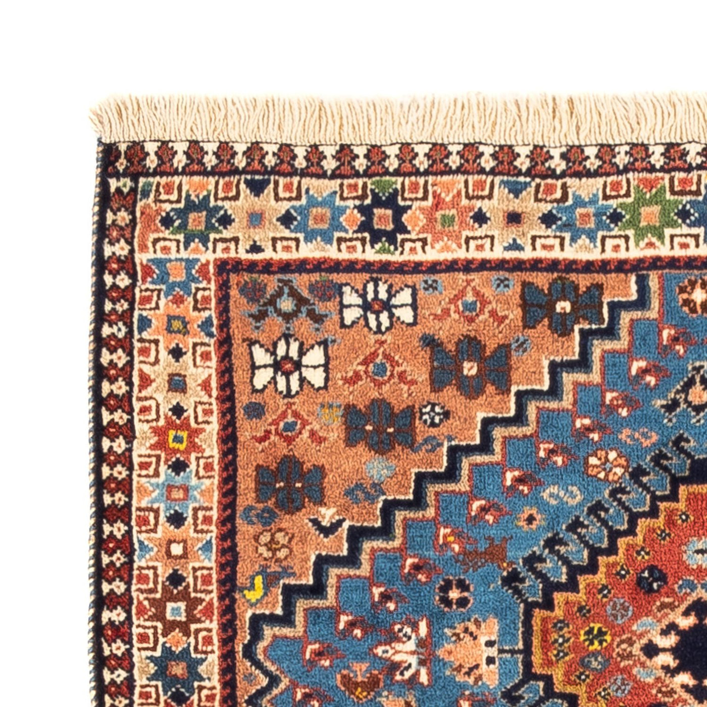 Perský koberec - Nomádský - 122 x 83 cm - modrá