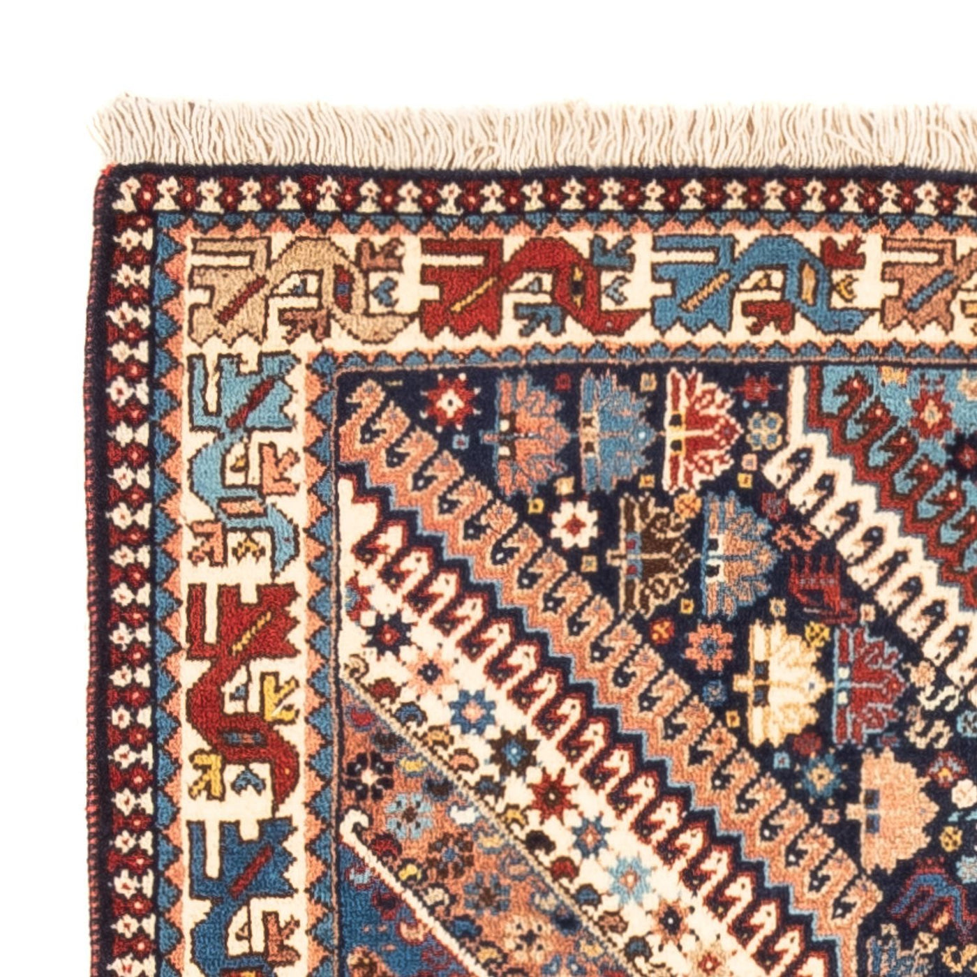 Perský koberec - Nomádský - 128 x 85 cm - tmavě modrá