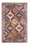 Yalameh Koberec 82x128cm - Perský koberec - Obdélníkový / Vícebarevný / 82 x 128 cm Obdélníkový