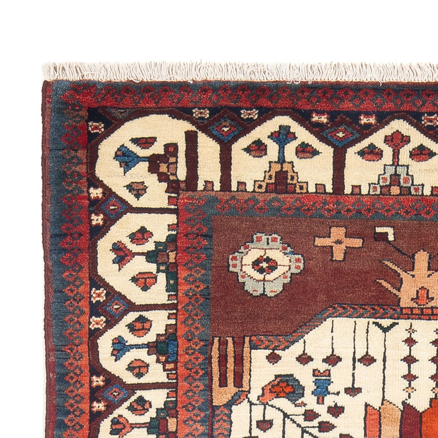 Perský koberec - Nomádský - 206 x 124 cm - krémová