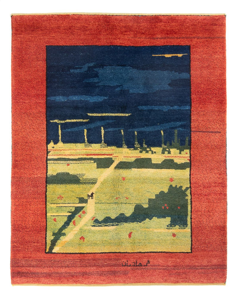 Perský Gabbeh Koberec 140x180cm - Perserteppich Wollteppich