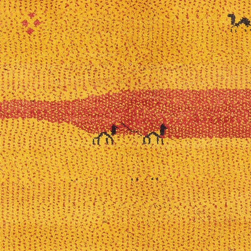 Perský Gabbeh Koberec 124x170cm - Perserteppich Wollteppich