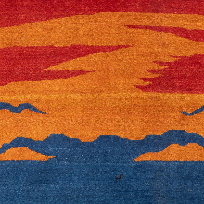 Perský Gabbeh Koberec 230x302cm - Perserteppich Wollteppich - vícebarevný