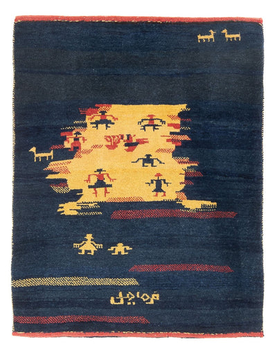 Perský Gabbeh Koberec 92x120cm - Perserteppich Wollteppich