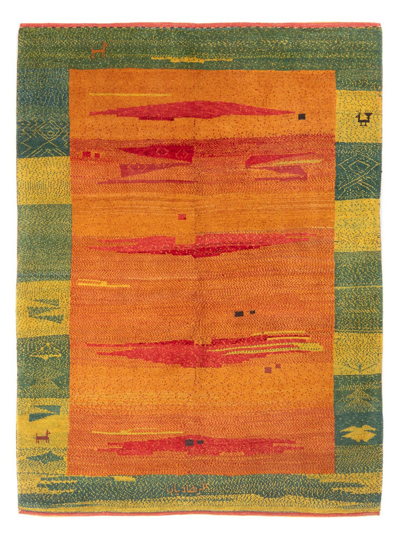 Perský Gabbeh Koberec 173x218cm - Perserteppich Wollteppich