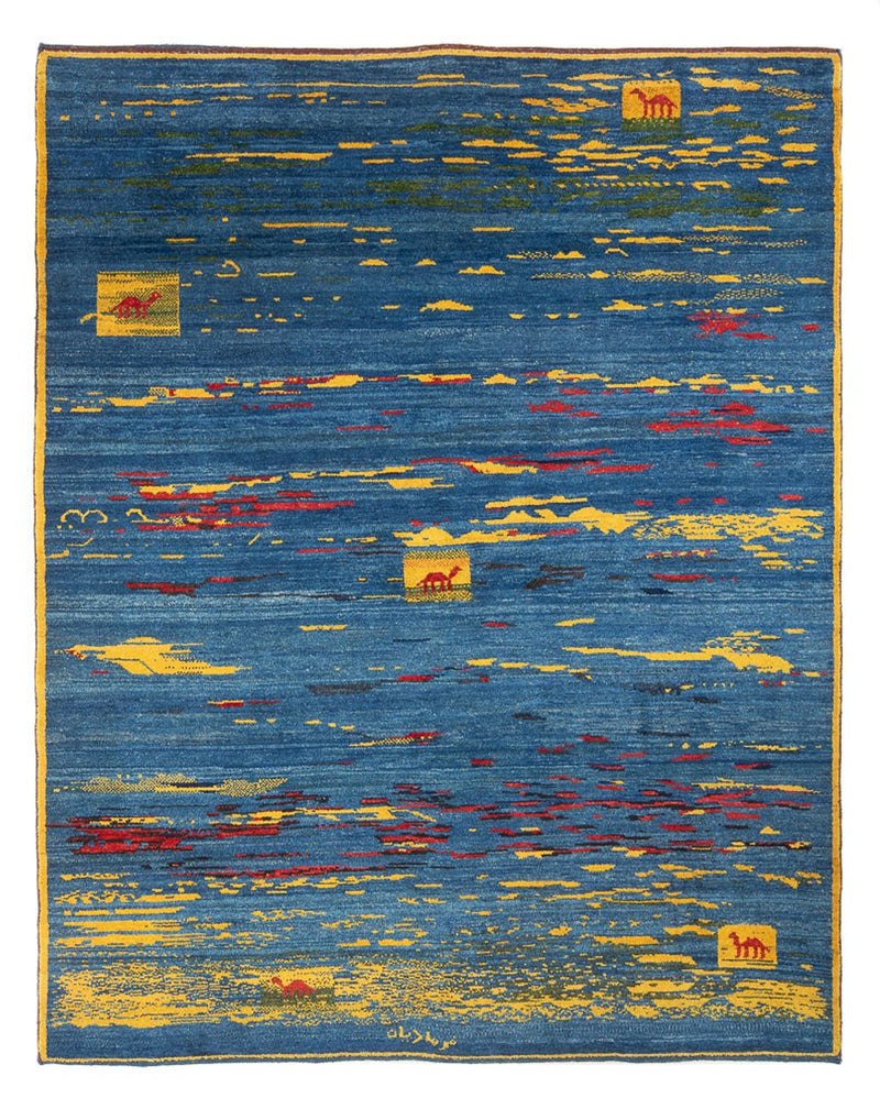 Perský Gabbeh Koberec 214x255cm - Perserteppich Wollteppich