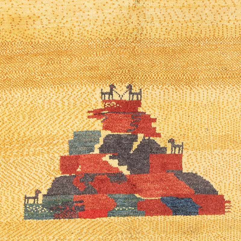 Perský Gabbeh Koberec 153x187cm - Perserteppich Wollteppich