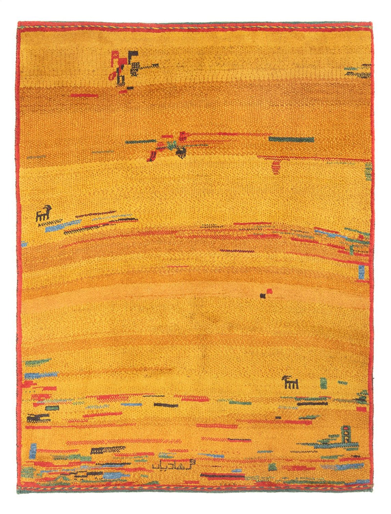 Perský Gabbeh Koberec 140x185cm - Perserteppich Wollteppich