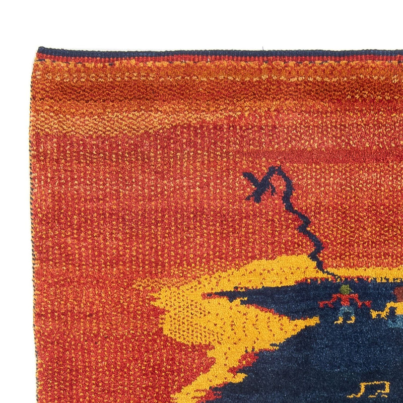 Perský Gabbeh Koberec 150x193cm - Perserteppich Wollteppich