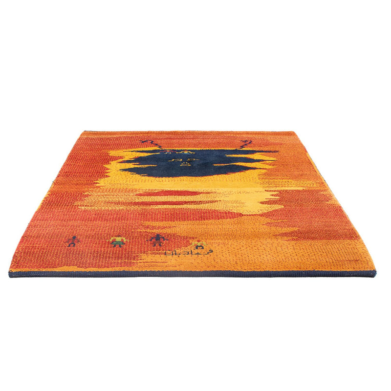 Perský Gabbeh Koberec 150x193cm - Perserteppich Wollteppich