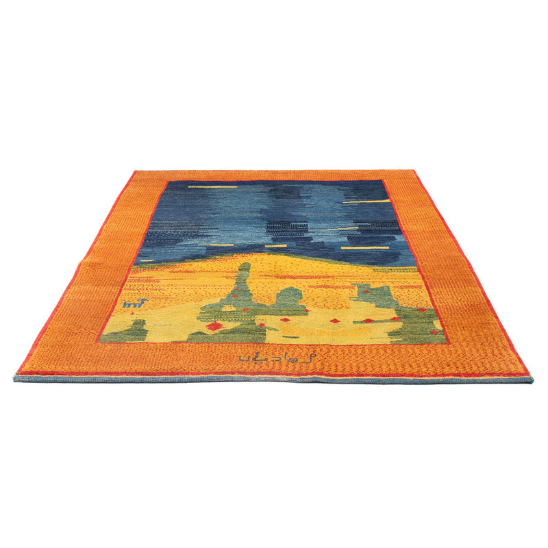 Perský Gabbeh Koberec 153x206cm - Perserteppich Wollteppich