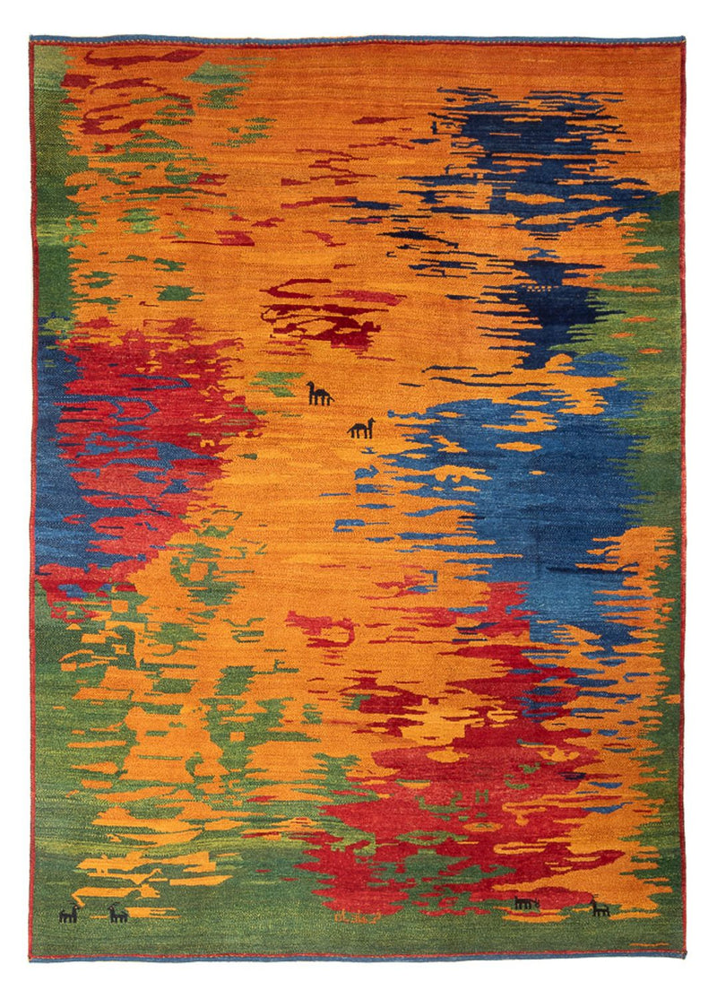 Perský Gabbeh Koberec 225x298cm - Perserteppich Wollteppich
