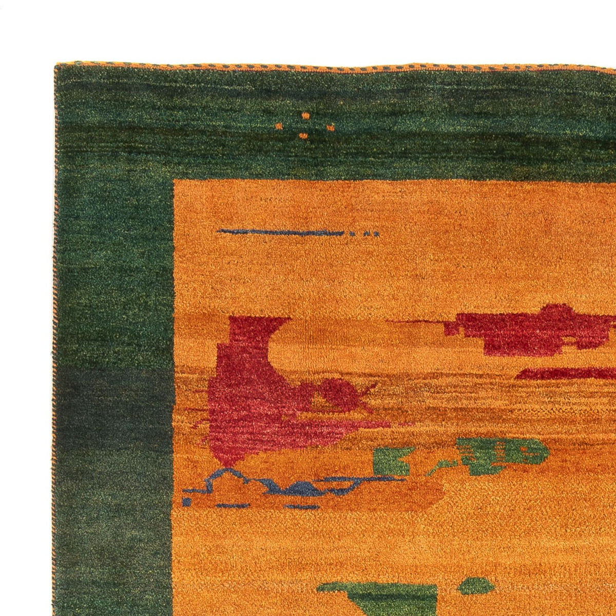Perský Gabbeh Koberec 203x228cm - Perserteppich Wollteppich