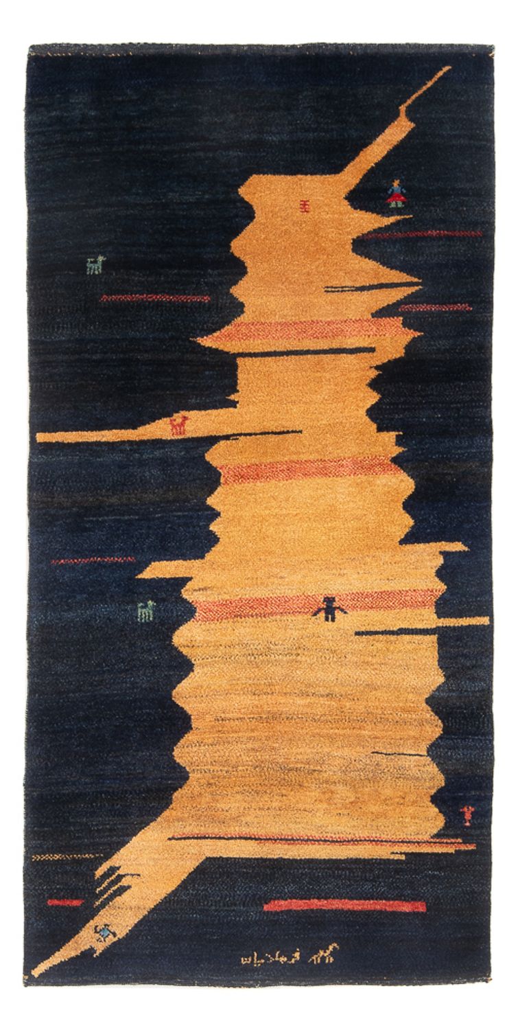Perský Gabbeh Koberec 104x200cm - Perserteppich Wollteppich