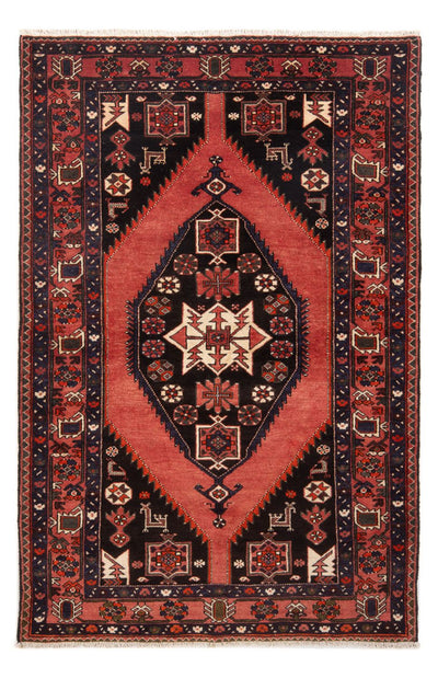 Hamadan Koberec 140x215cm - Perský koberec - oranžová